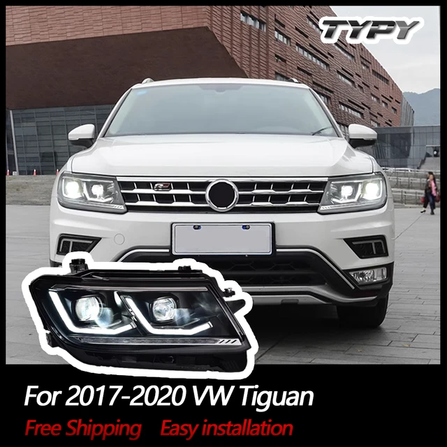 VWティグアン2017-2020用カーヘッドライト,ヘッドライト,ヘッドライト,デイタイムランニングライト,