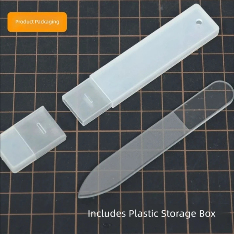 Glass Model Polishing File with Fine Abrasive Surfaces for Seam Cleanup, Edges Trimming and Small Part Finishing D2RD