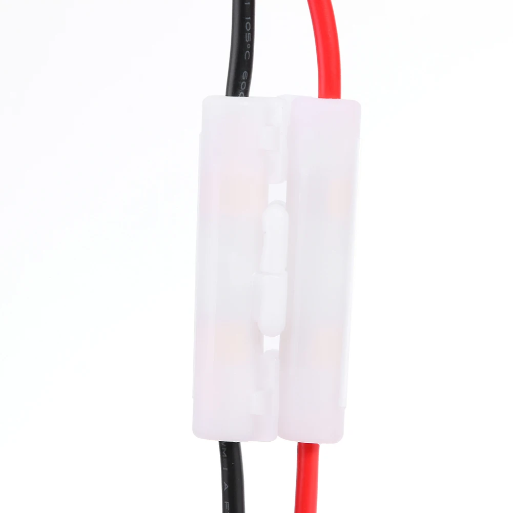 Cable de extensión antioxidante de onda corta con fusible de 12-14V 30A, cable de cobre sin oxígeno estañado de alta pureza para Yaesu FT-857D/897D