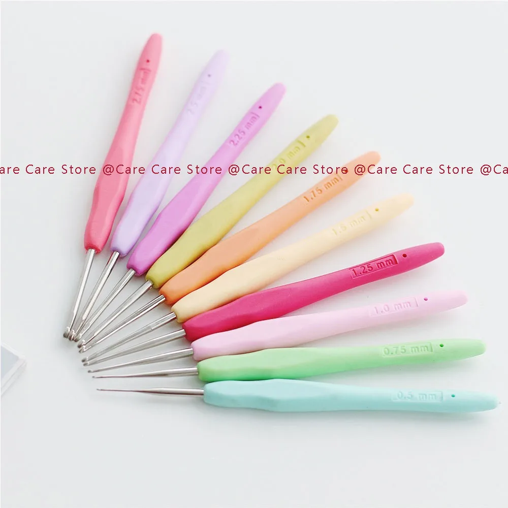 Crochet Hooks Set Diy Knitting Hooks Kit True Silicone Handle Crochet Embroidery Crochet Needles Kit