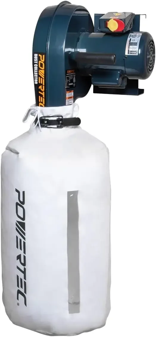 Coletor de montagem em parede com sacos coletores de 1 mícron, coletores para coleta de madeira