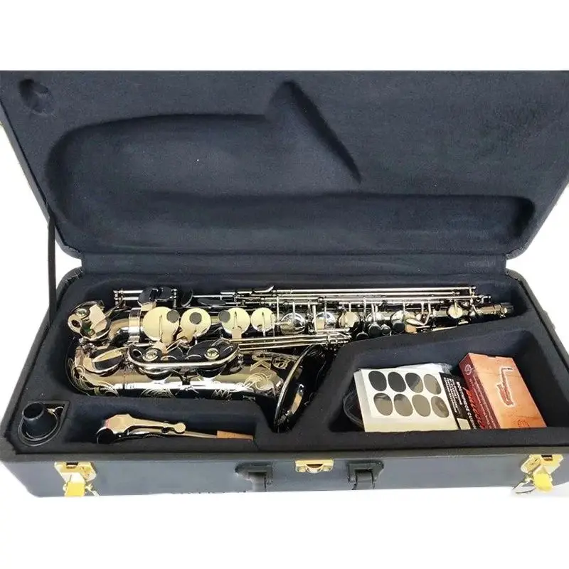 

Best Quality Germany JK SX90R Keilwerth Saxophone Alto Black Nickel Silver Alloy Alto Sax Brass Musical Instrument With Case Mou