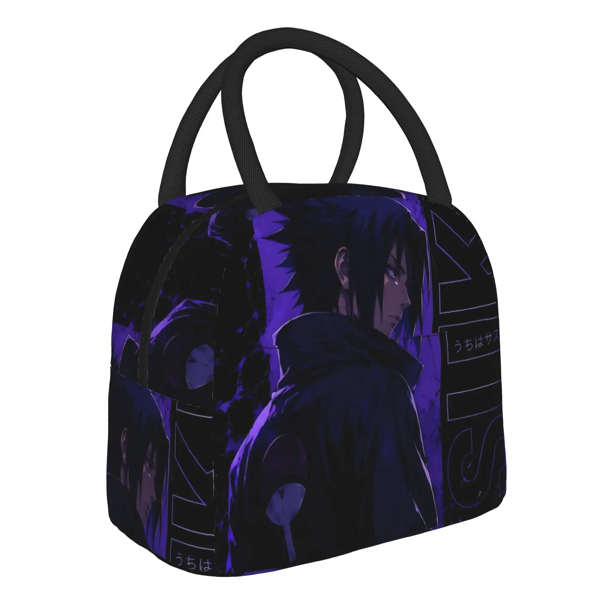 Naruto Anime Theme Insulated Lunch Bag Meal Pack Rice Bag  bolsa Student Bento Lunch Handbag Insulation