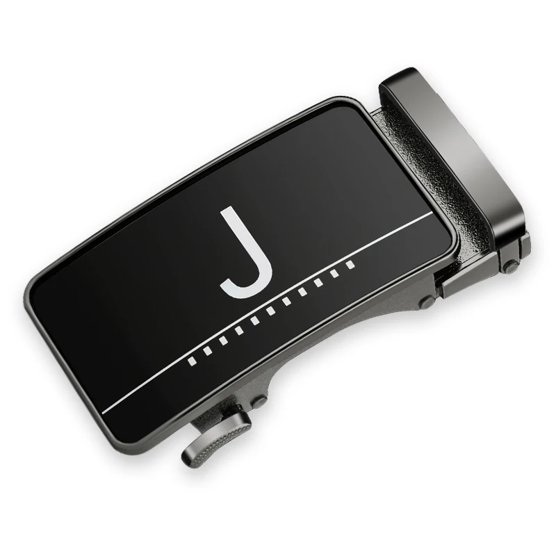 Męska klamra do paska biznesowego z literą Części zamienne Automatyczna klamra do paska o szerokości 3,2-3,5 cm Klamra ze stopu z grzechotką