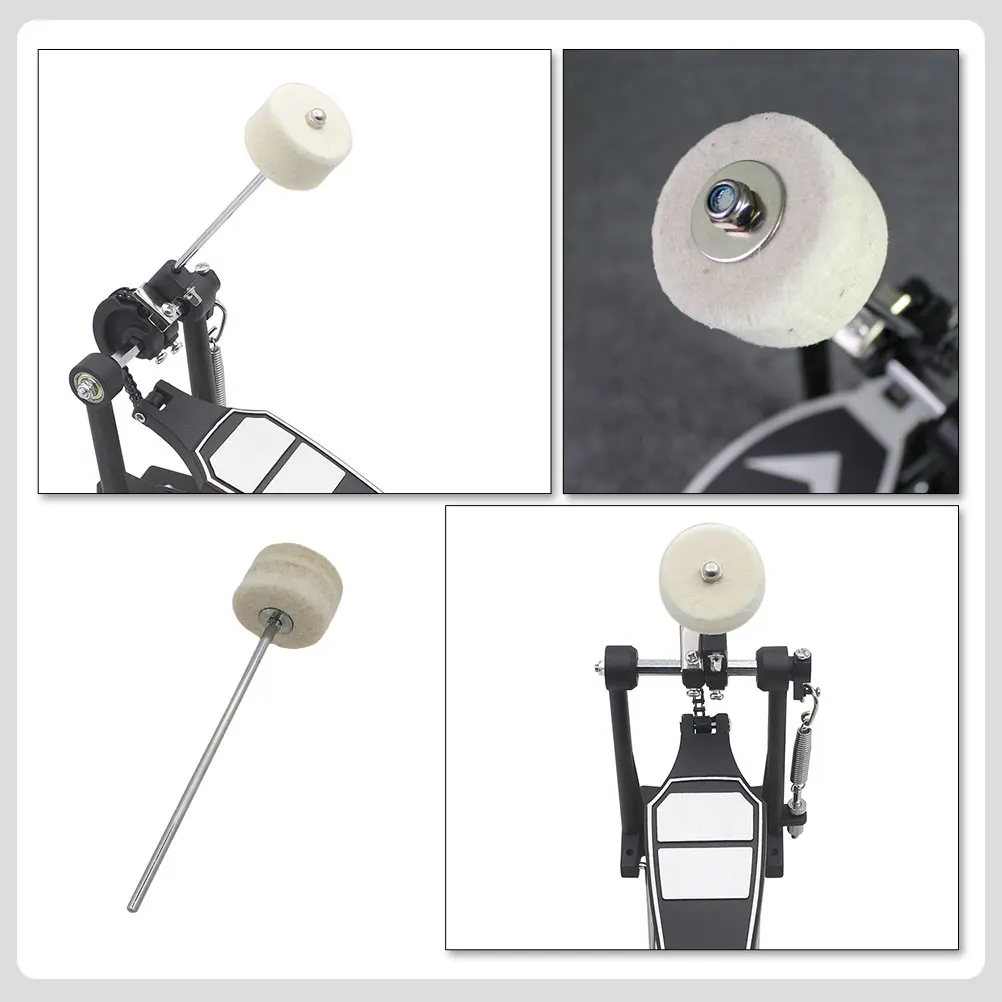 

Durable Pedal Hammer Replacement Parts For Bass Drum Felt Percussion Instrument Accessories Jazz Steel Handle Classic