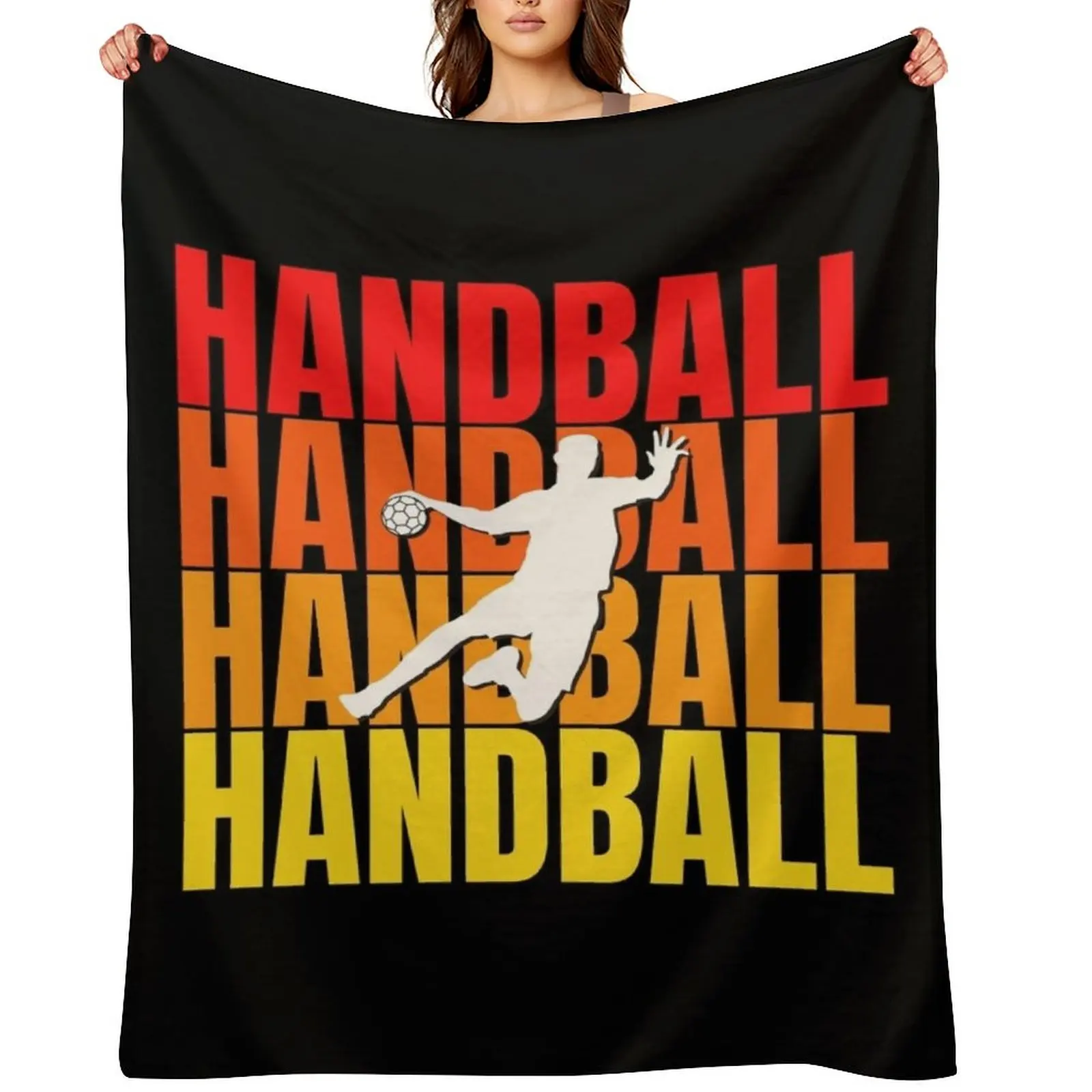

HANDBALL Throw Blanket Plaid on the sofa wednesday christmas decoration heavy to sleep Blankets