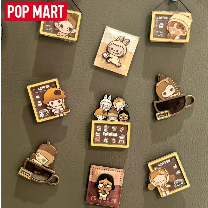 POPMART Bubble Mengli Coffee Factory Series наклейка на холодильник слепая коробка Guess Bag Mystery Box игрушки кукла милая аниме-фигурка