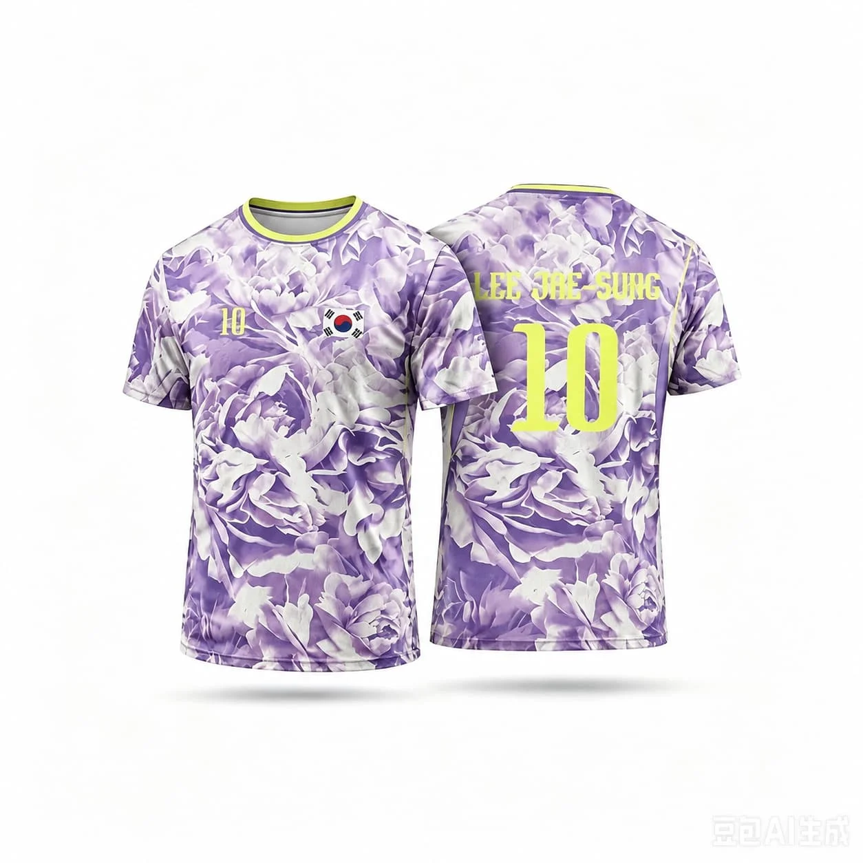 Südkorea Fußballtrikot Lässiges Sommer-Sport-3D-Druck Damen-T-Shirt Unisex-T-Shirt Kurzarm Schnelltrocknend Herren-T-Shirt – Detail 13
