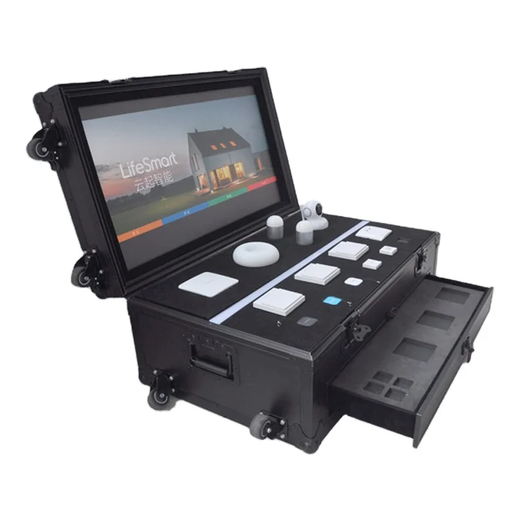 China Manufacturer OEM/ODM Customized Size Lockable Shockproof Square Aluminum Case MDF Board ABS Panel Trolley Hard Tool Case