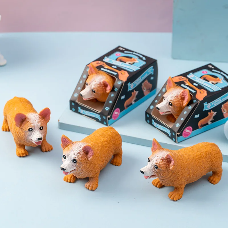 

Тянущие игрушки, медленный отскок, корги, собака, сжимаемые игрушки, тянущий песок, мягкий мяч для снятия стресса, антистрессовые игрушки, игрушки-непоседа, подарок на день рождения