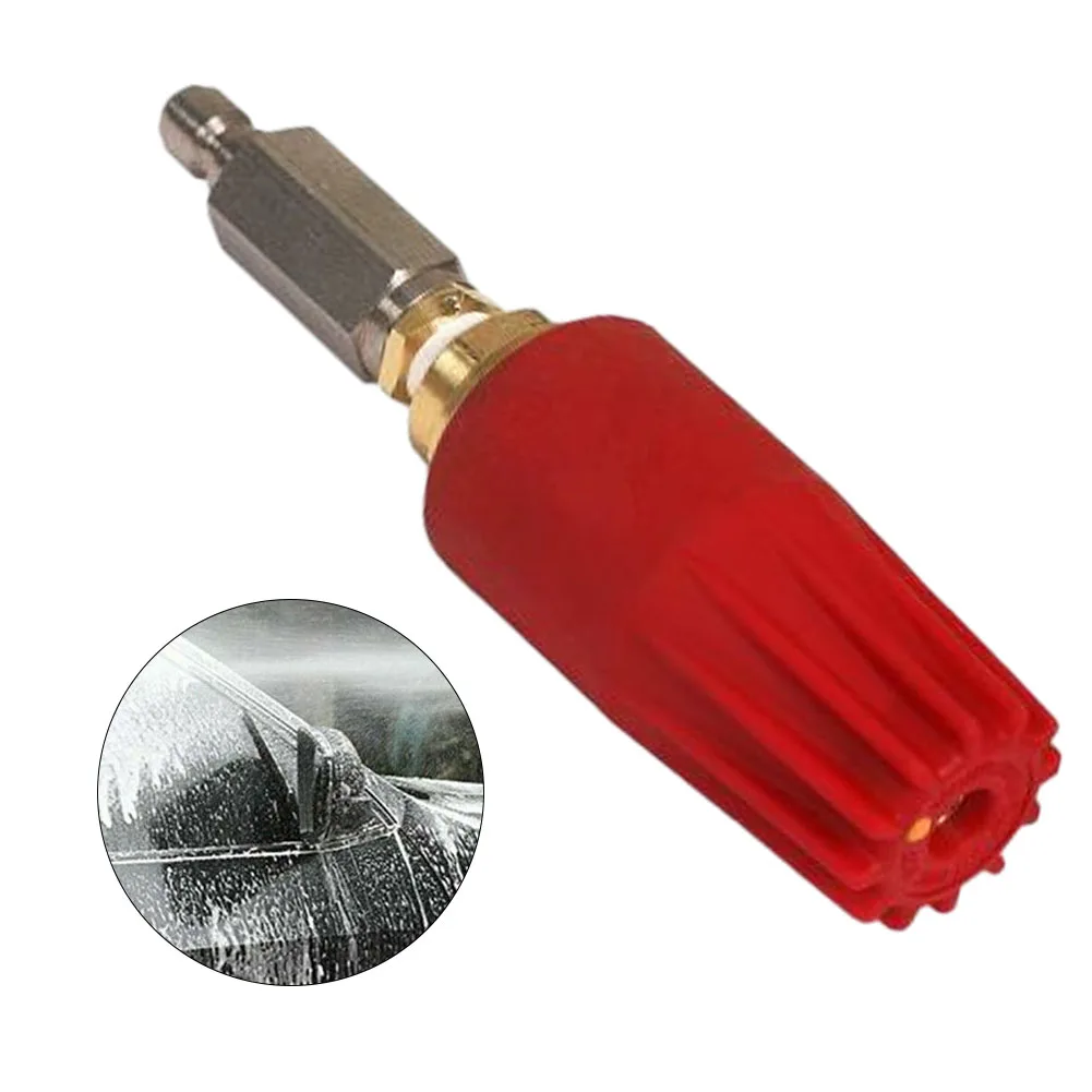 High Pressure Washer Rotary Nozzle For 5100 PSI Turbine Nozzle Threaded Connection High Flow Garden Cleaning Tool Parts