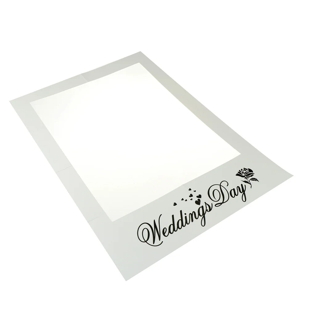 Romantic Wedding Photo Frame Photo Props Photo Booth Wedding Party Decor