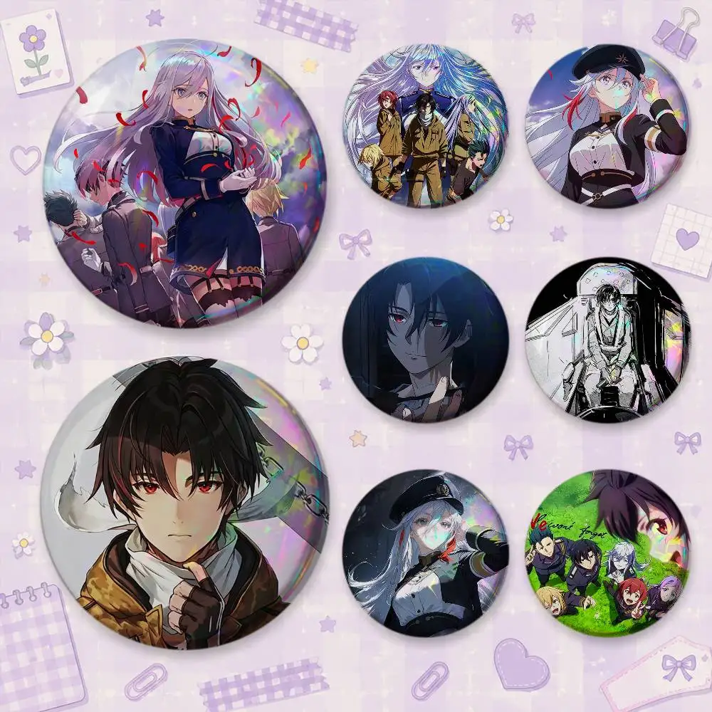 86 EIGHTY-SIX Anime Brooches Cartoon Badge Pins Backpack Hat Accessories Friend Gift