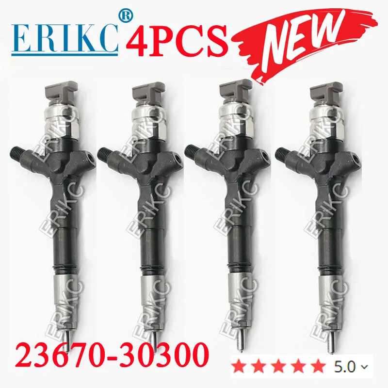 

Nozzle 23670-30300 New Diesel Common Rail Fuel Injector 2367030300 for Toyota Hiace / Hilux 2.5 D 2KD-FTV, 4pcs/lot