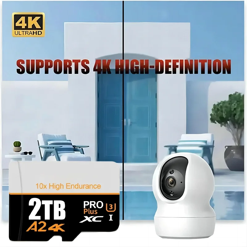 2026 Hot Sale Memory Card 2TB 512GB A2 High Capacity 4K Micro SD Card Multiple Sizes For Car Computer Monitoring Phone Camera