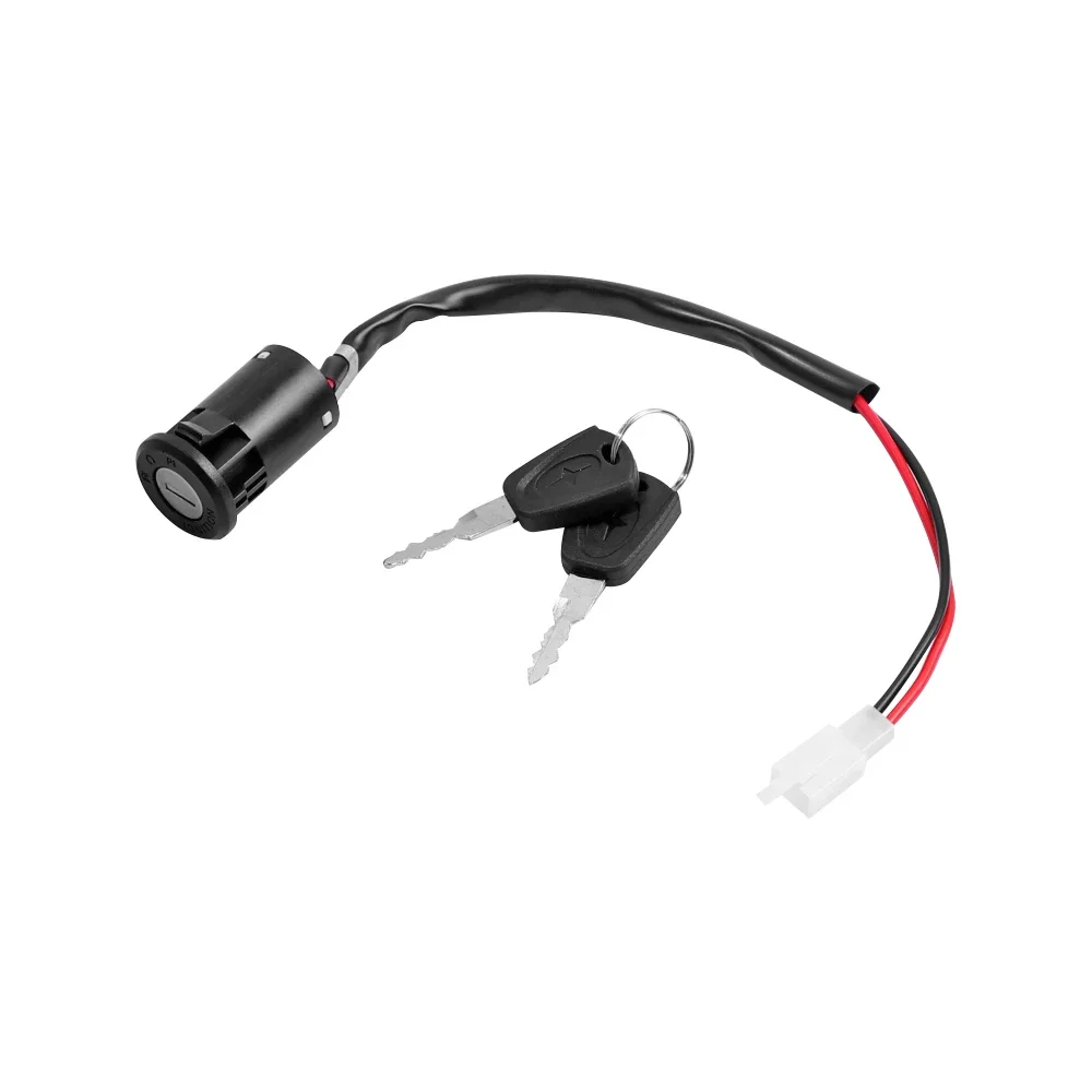 Electric Bicycle Universal Ignition Switch Key Power Lock Portable Dust Proof E-bike Parts for Electric Scooter Tricycle Motorcy