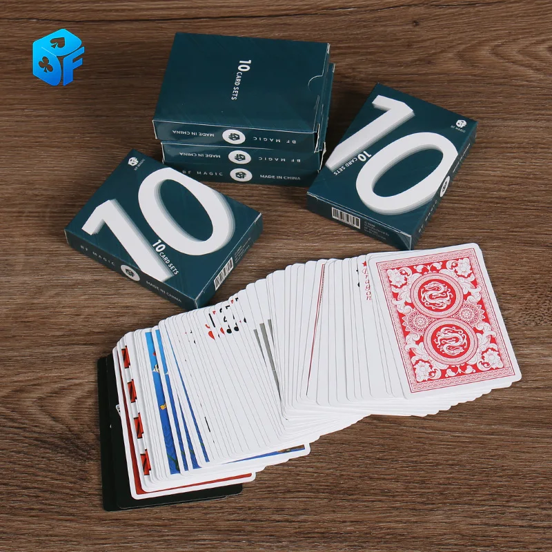 High quality 10 cards decks  Magic Prop,Magic Accessories,Mentalism,Satge Magic Props,Magic Tricks,Gimmick