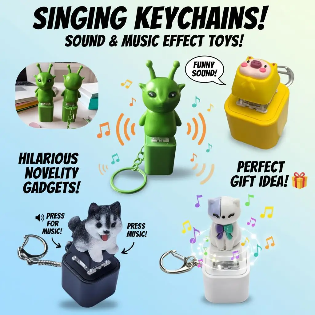 

Забавный брелок со свиньей хаски, перезаряжаемый брелок с кнопкой, светящийся кулон для снятия стресса, декор, подарочные игрушки