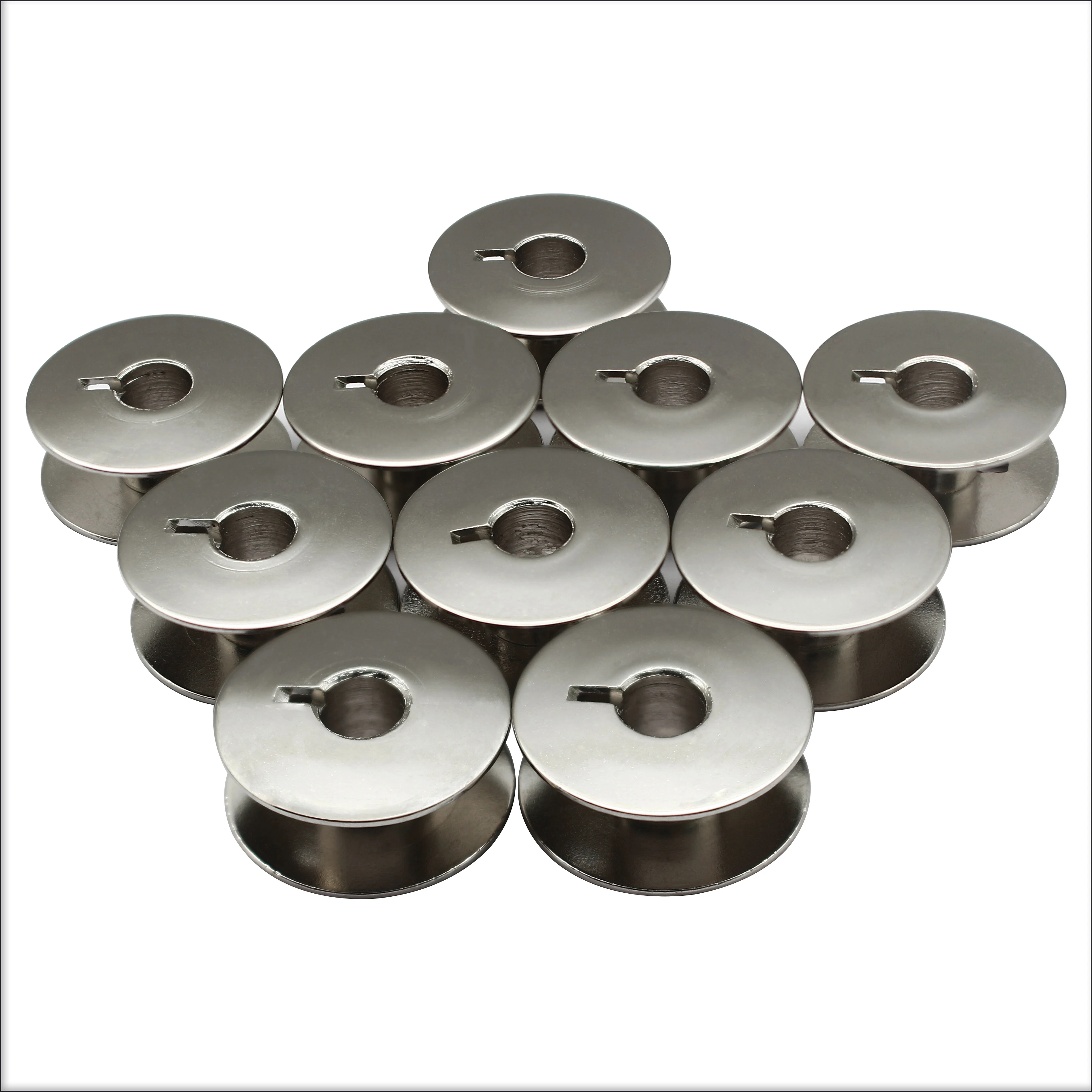 10-50pcs Sewing Machine Spool Accessories L Metal Bobbins (55623S) for Brother Bernina Janome Juki (SA159) (H12413002) Parts