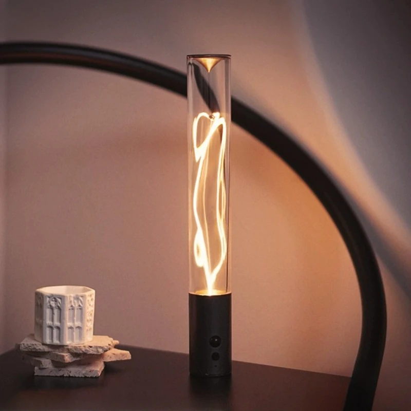 Charge LED Nightlight Modern Minimalism Night Light Living Room Bedroom Study Mood Lights Human Body Detection Lighting Lamps