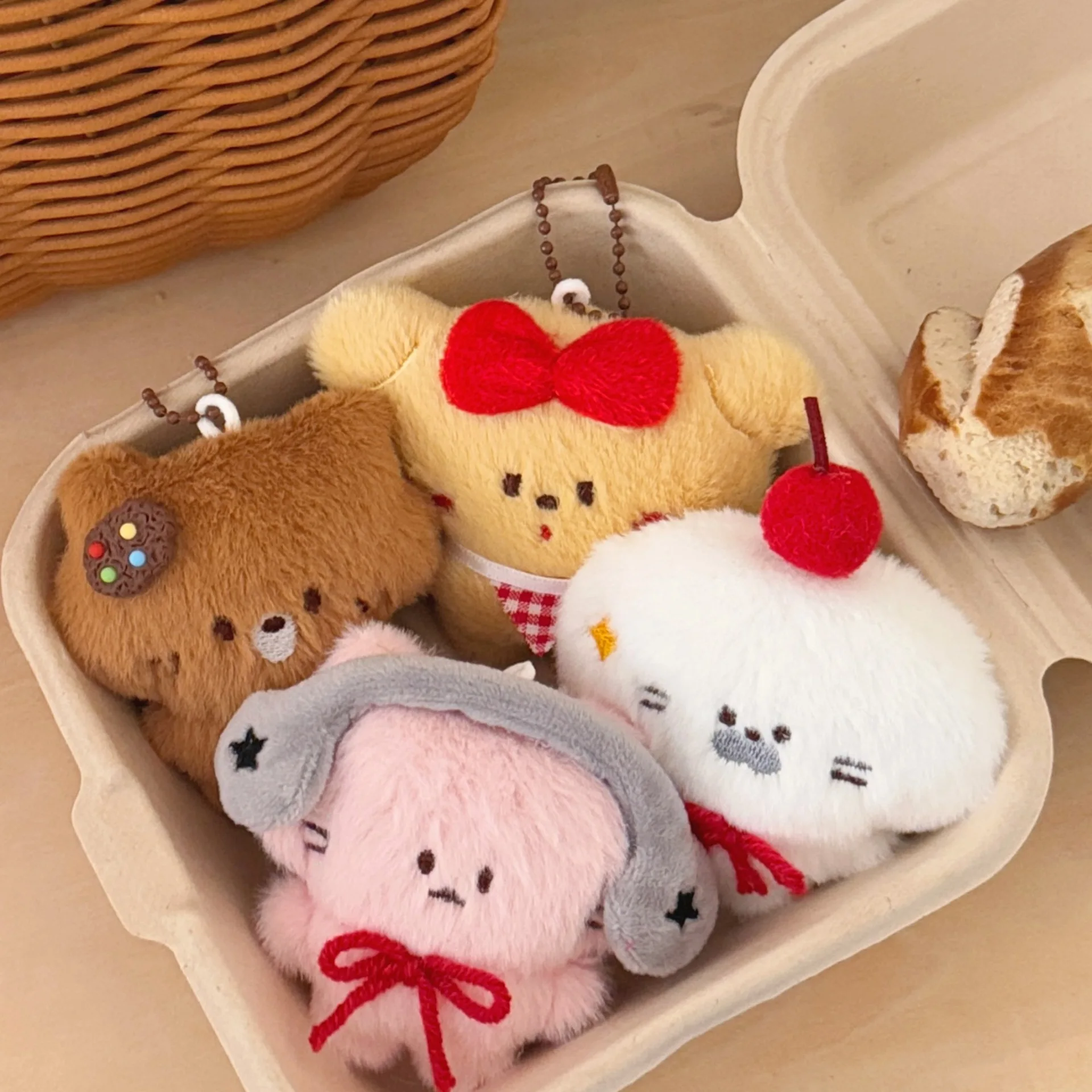 1/6 Uds. Colgante bonito de Animal PEQUEÑO para mascota, mochila para niña, colgante versátil, colgante bonito