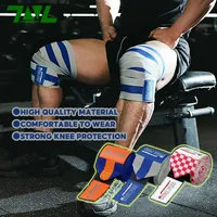 1PC Bandage Compression Gym Fitness Knee Support Braces Pads Kneepad for Leg Exercises Basketball Sport Protect The Knees