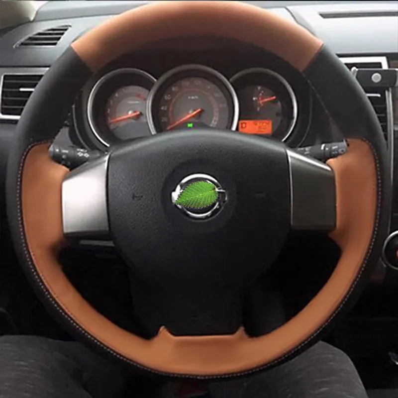 

Сделай Сам, прошитая вручную, искусственная кожа для Nissan Versa Note Livina 2007-2012 Tiida 2004-2010, автозапчасти