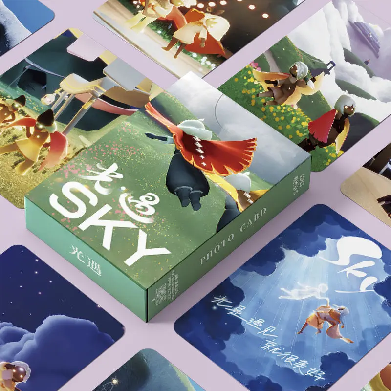 Sky Children of Light Anime Game Collection Cards daleth LOMO Card Self Made Paper Card Cartoon Photocard Fans Collection Gifts