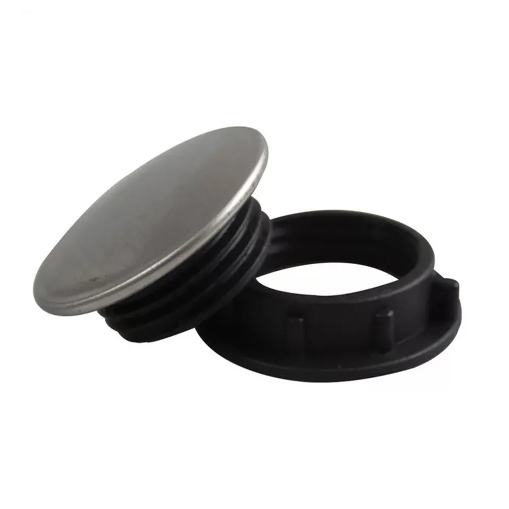 

4pcs Stainless Steel Sink Hole Cover 25-30Mm Durable Kitchen Faucet Plug No Leak Design Smooth Finish Dishwasher Safe Soap
