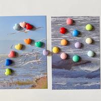 10Pcs Super Mini Love Polka Dots Refrigerator Photo Decorative Magnets Cute Magnets