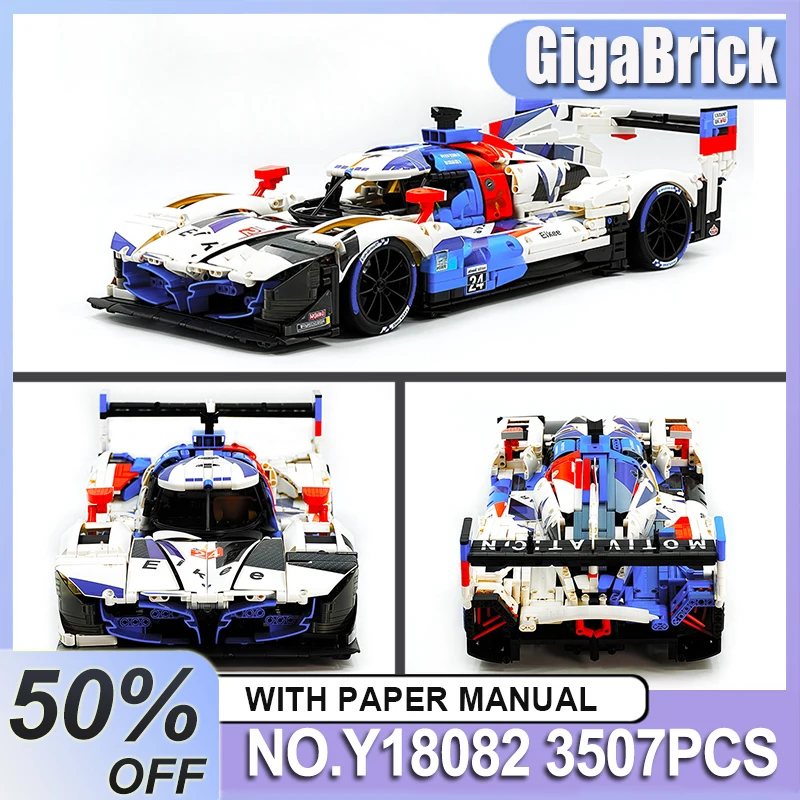 

Custom EIKEE Y18082 1:8 MOC Technical Sports Vehicle Building Block Bricks Assembly Model Puzzle DIY Toy Boys Christmas Gift Kid