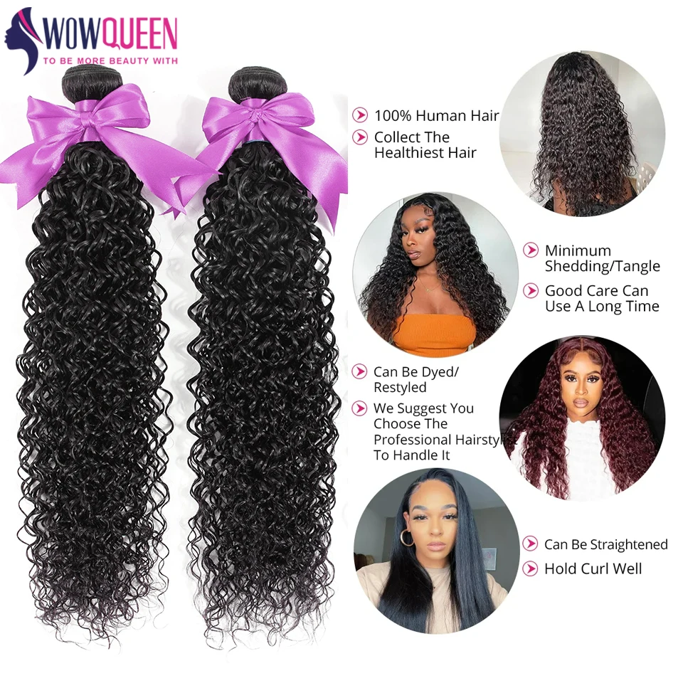 Bundles brésiliens de cheveux humains bouclés Remy, extensions de cheveux crépus, document naturel, 12A, 30 po, 32 po, 34 po, 1 PC, 3 PCs, 4PCs