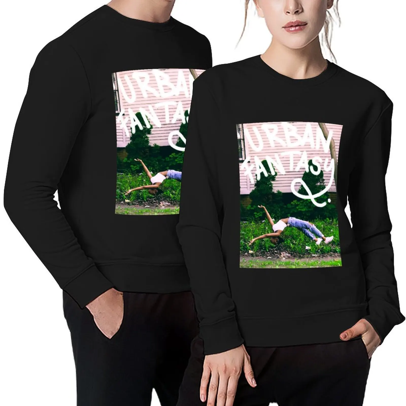 

URBAN FANTASY Pullover korean clothes anime clothing men clothing mens clothing sweatshirt for men