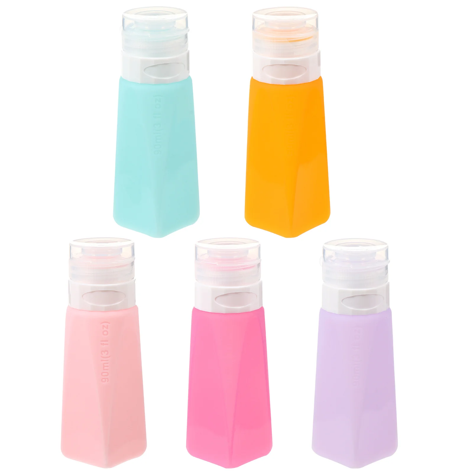 5 個の空のボトル詰め替え可能なポータブル旅行用サブパッケージ容器ローションハンド消毒剤トナークリーム収納用