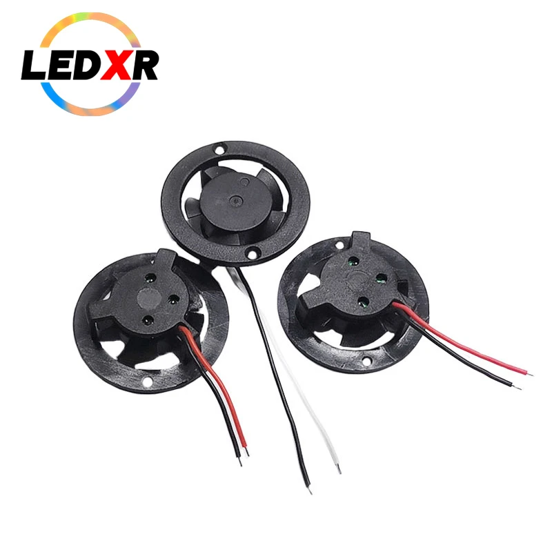 Hidrolik LED akvaryum için araba ve motosiklet far lamba radyatör 6V/9V/12V egzoz fanı dış çapı 32mm/35mm/40mm 5 hayranları