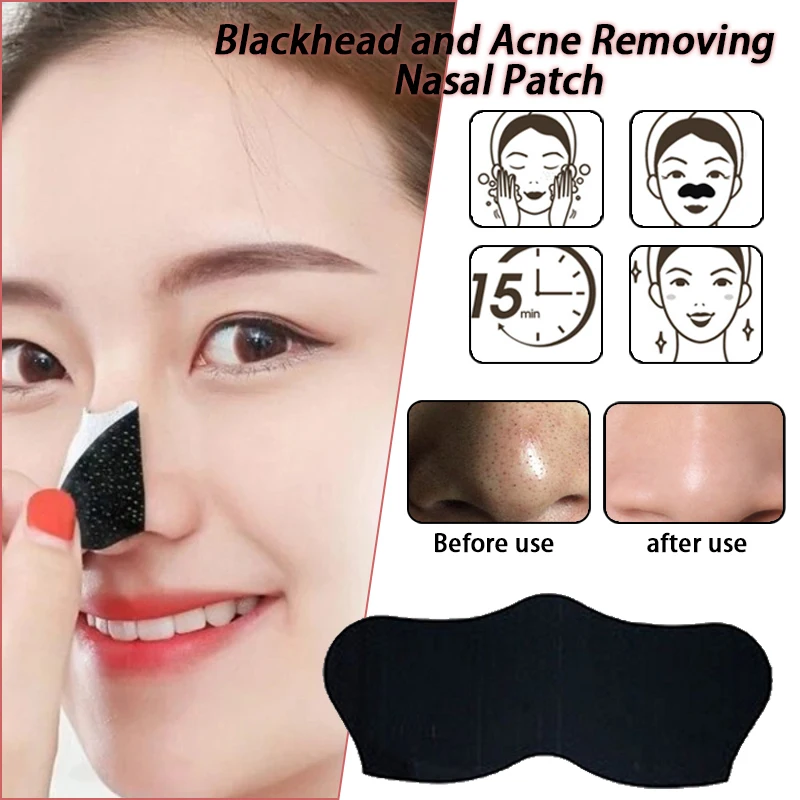 تنظيف عميق لإزالة الرؤوس السوداء رقعة الأنف، التجريف، تنظيف وتقليص المسام، بشرة منعشة، رقعة قناع الوجه للعناية بالبشرة