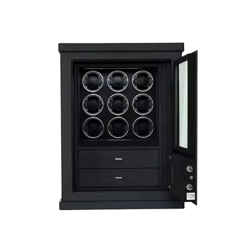 صندوق الأمان لملف الساعات الأوتوماتيكي مع 6 9 12 فتحة مجموعة درج صندوق الساعات مع التحكم TPD 5 نماذج جديدة