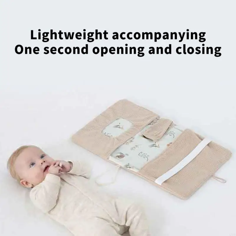 Soft Corduroy Baby Clothes Storage Bag With Multiple Compartment For Diapers Wipes And Essential Outdoor Organizers Bag A2UB