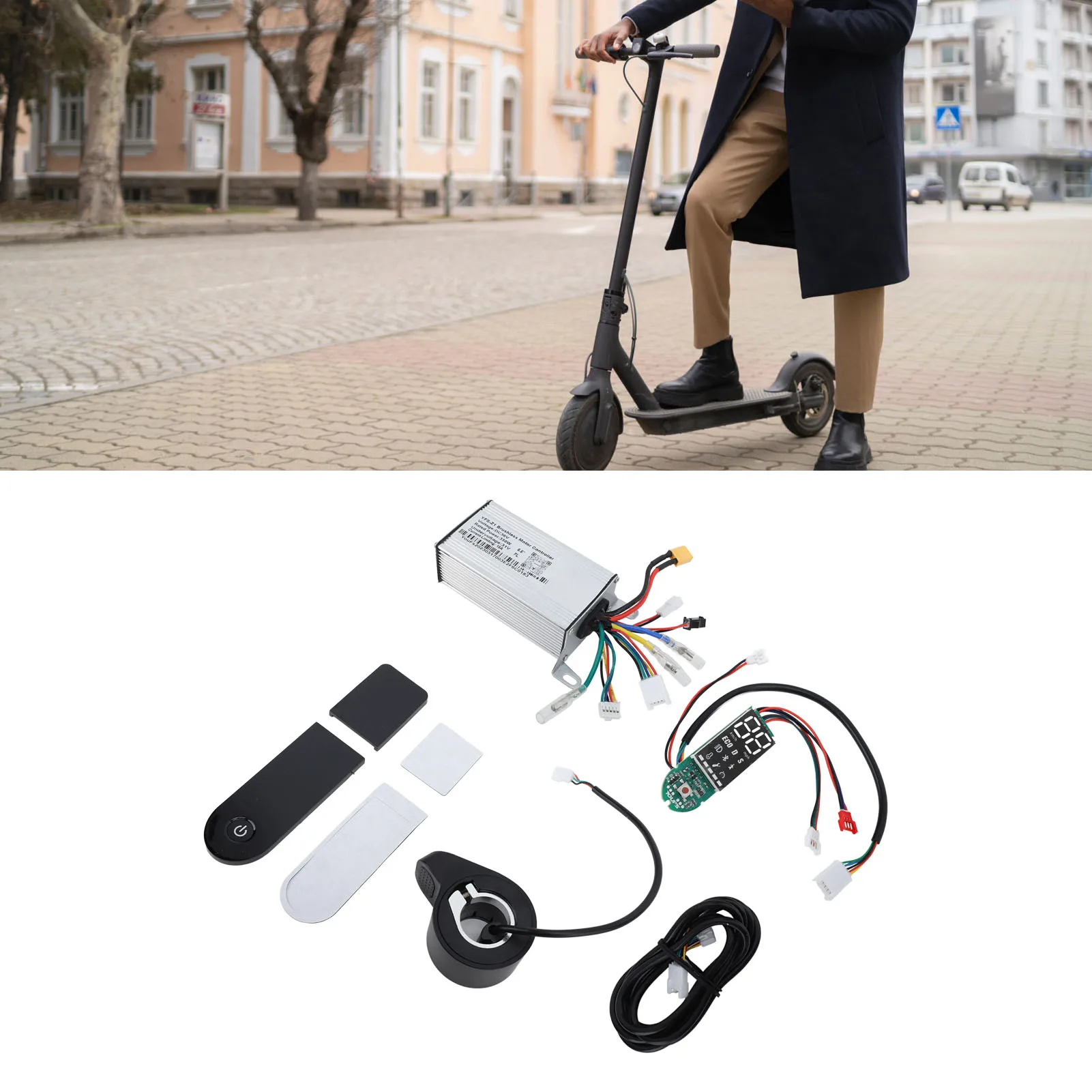 

DC 36V 350W Electric Scooter Controller Kit Scooter Controller with Thumb Throttle Dashboard for Xiaomi M365 1S Pro Pro2