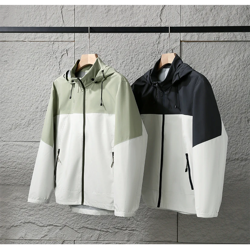 

Высококачественное легкое дышащее мужское весеннее ветрозащитное непромокае пальто Jaet со съемным капюшоном, подходит для Faion Urban Sle