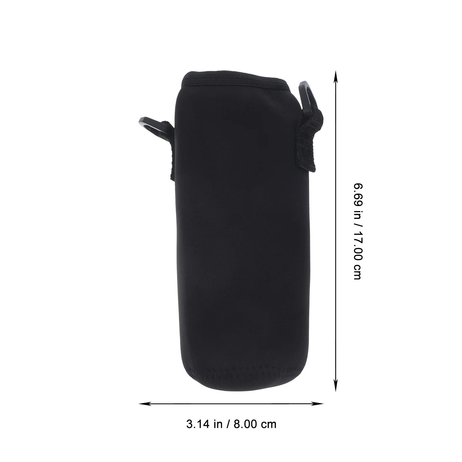 500/750ML Water Bottle Cover Bag Neoprene Pouch Holder Sleeve Cover Insulated Bag For Mug Bottle With Black Insulated Water