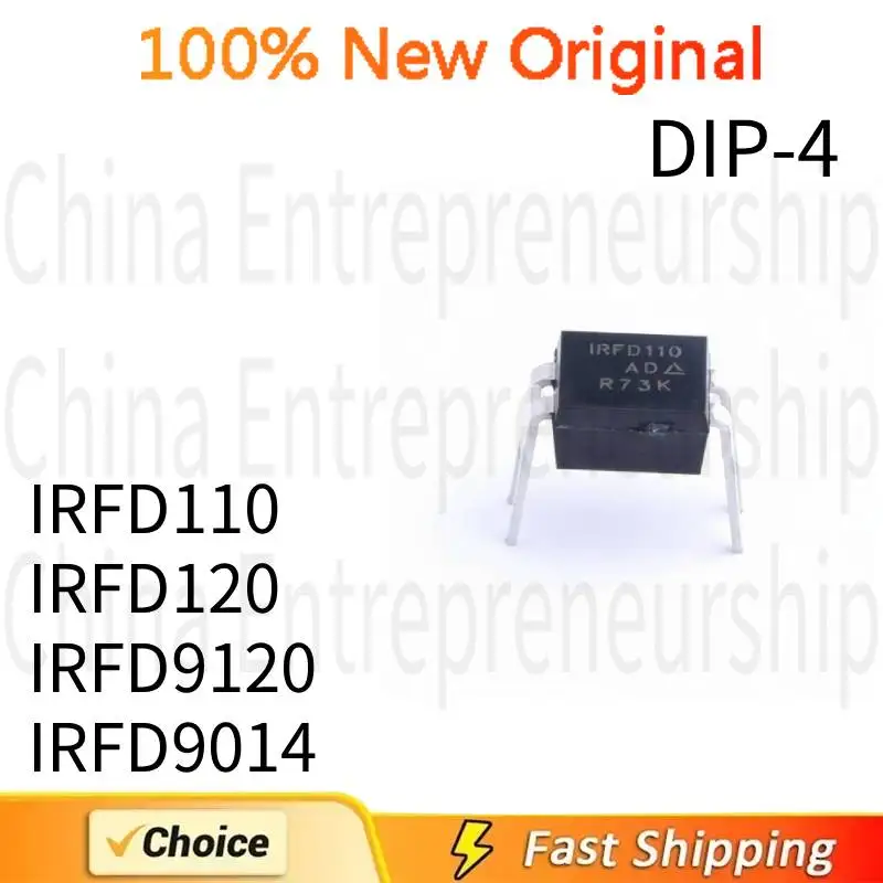 10 PCS DIP-4 IRFD110 IRFD110PBF IRFD120 IRFD120PBF IRFD9120 IRFD9120PBF IRFD9014 IRFD9014PBF DIP-4 MOSFET 100%Quality Original