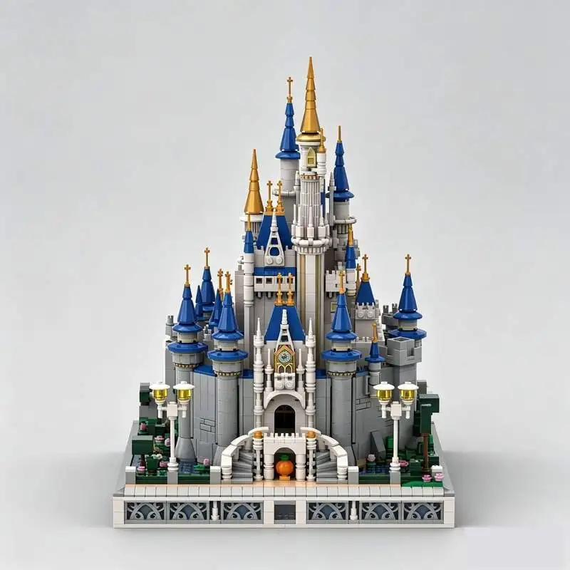 2949PCS Castle Microscale Fantasy Building Model MOC Custom Puzzle Architecture Building Blocks DIY Assembly Toy Creative Gifts