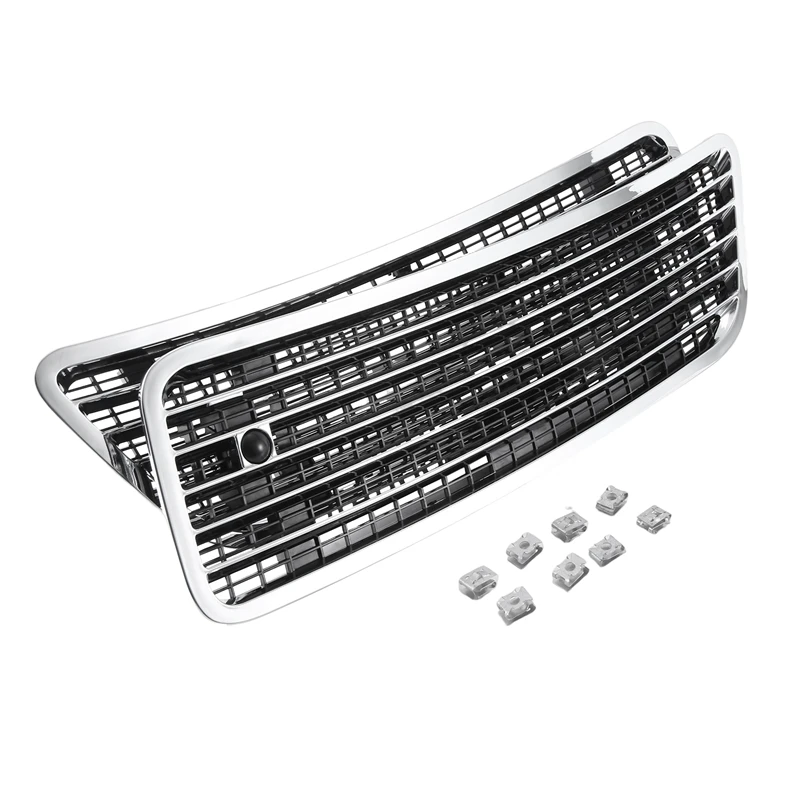 

Car Front Bonnet Hood Air Vent Grille Upper Silver For Mercedes Benz S CLASS W221 2007-2013 2218800205 2218800305 Car Supplies