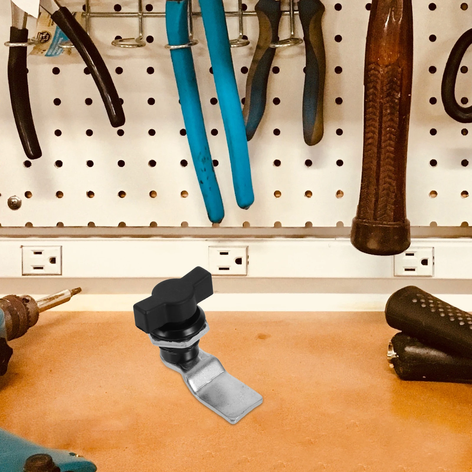 

T Handle Cylinder Black Metal Equipment Box Chassis Latch Offset Toolbox File Cabinet Mailbox Replacement Secure