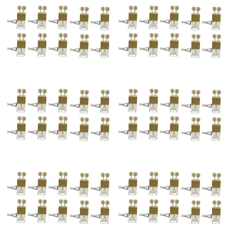 

【DURABLE 】60Pcs Car Perfume Vent Clip Auto Air Outlet Perfume Bottle Remove Odor Essential Oil Diffuser Aroma Fragrance Diffuser