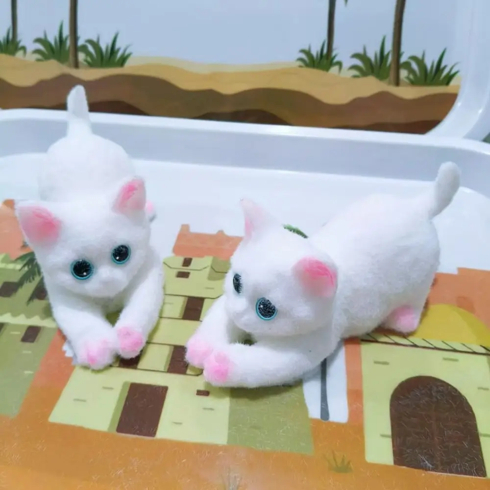 Funny Cartoon Big Cat Doll Squeeze Toy Animal Lying Cat Cat Shaped Squeeze Toy Mini Soft Artificial Doll Squeeze Toy for Kids