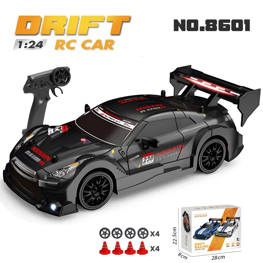 

9IMOD 1:24 Drift Car 2.4GHZ High Speed Vehicle 30km/h 8601 8602 8606 Racing/Drift Tires Replace Four-wheel Drive RC Racing Car