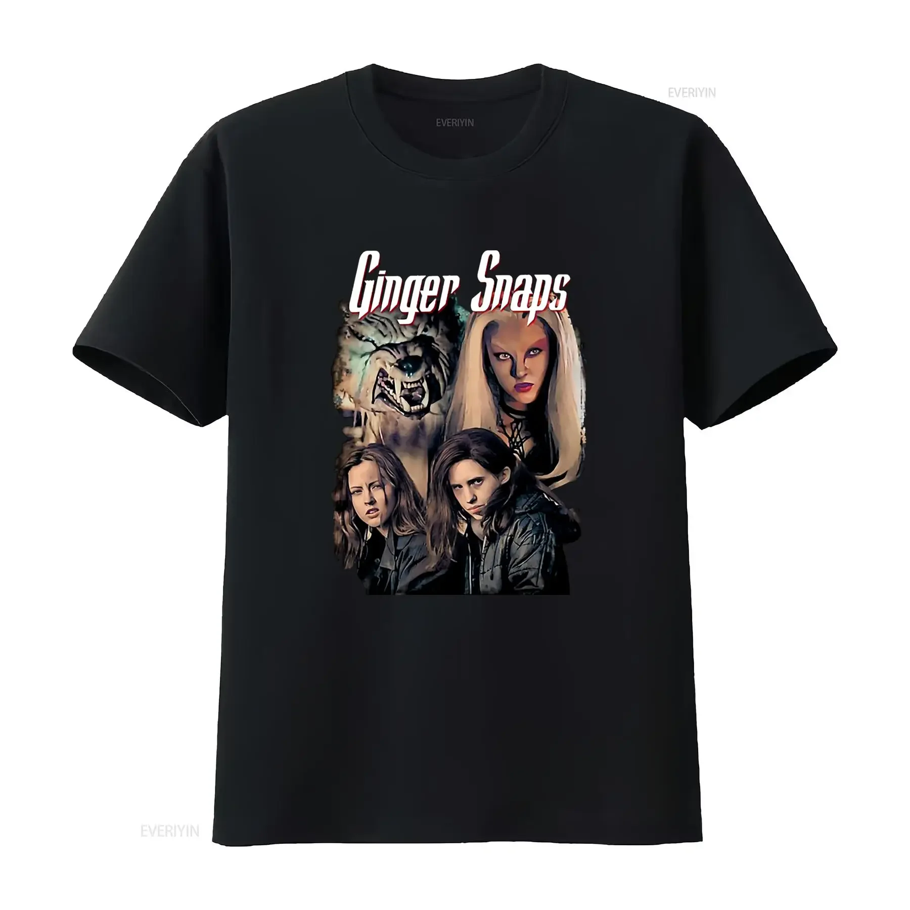 Ginger Snaps Themed T Shirt Awesome For Movie Fans Classic Design vintage Washed Soft streetwear fashion Stretched