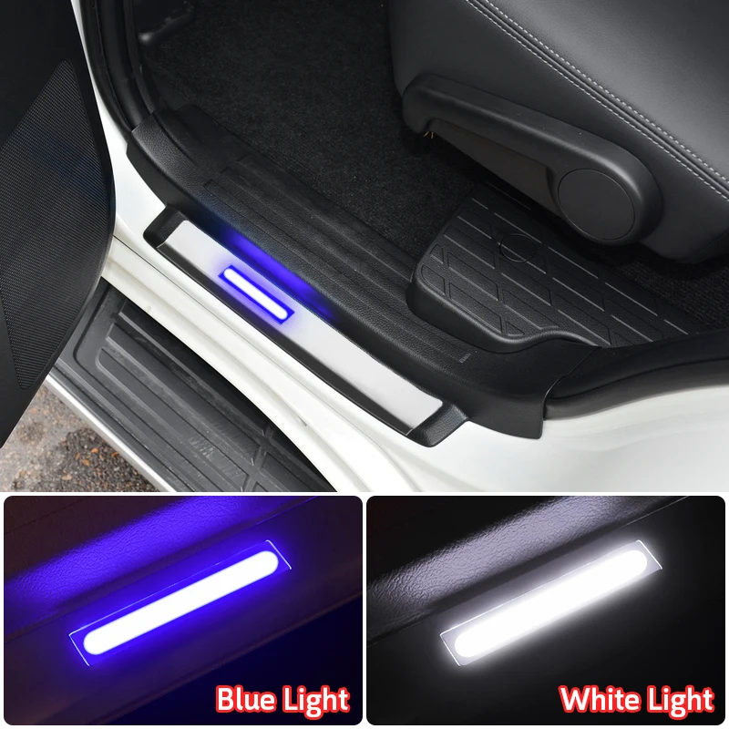 2010-2023 For Toyota Land Cruiser Prado 150 Modified Threshold Accessories Pedal Led Light Lc150 Upgraded Interior Fj150